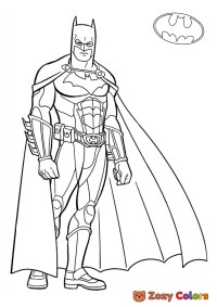 Batman with a cape