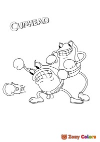 Ribby and Croaks from Cuphead
