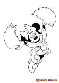 Minnie Mouse cheerleader