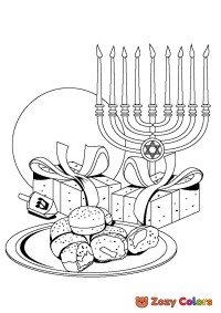 Hanukkah dinner