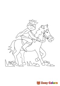 Prince on a horse