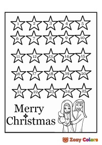 Mary and Joseph advent calendar