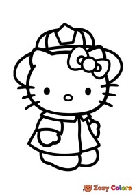 Hello Kitty firefighter