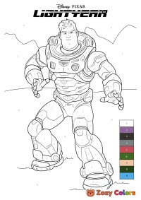 Lightyear color by numbers