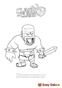 Barbarian from Clash of Clans