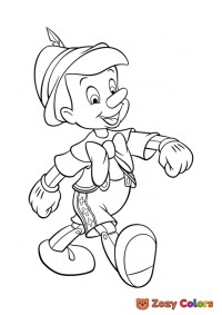 Pinocchio walking