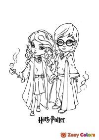 Cute Harry and Hermione