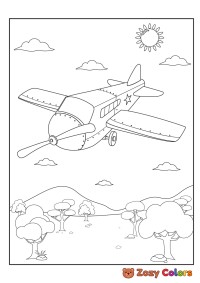 Propeller plane