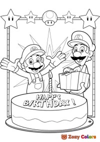 Super Mario birthday party