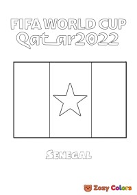 Senegal World Cup flag