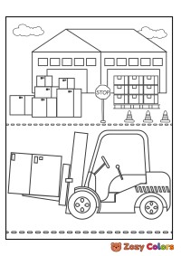 Small forklift