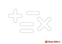 Numberblocks math symbols
