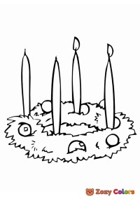 Simple Advent wreath