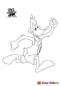 Daffy Duck running - Space Jam: A new legacy