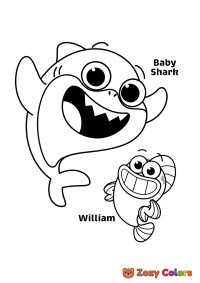 Baby shark with William