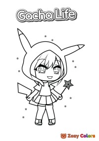 Pikachu girl from Gacha Life