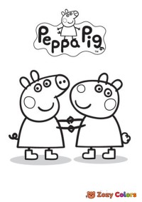 Peppa Pig and Suzzy Sheep