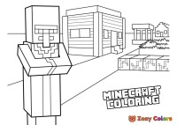 Minecraft town