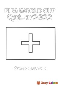 Switzerland World Cup flag